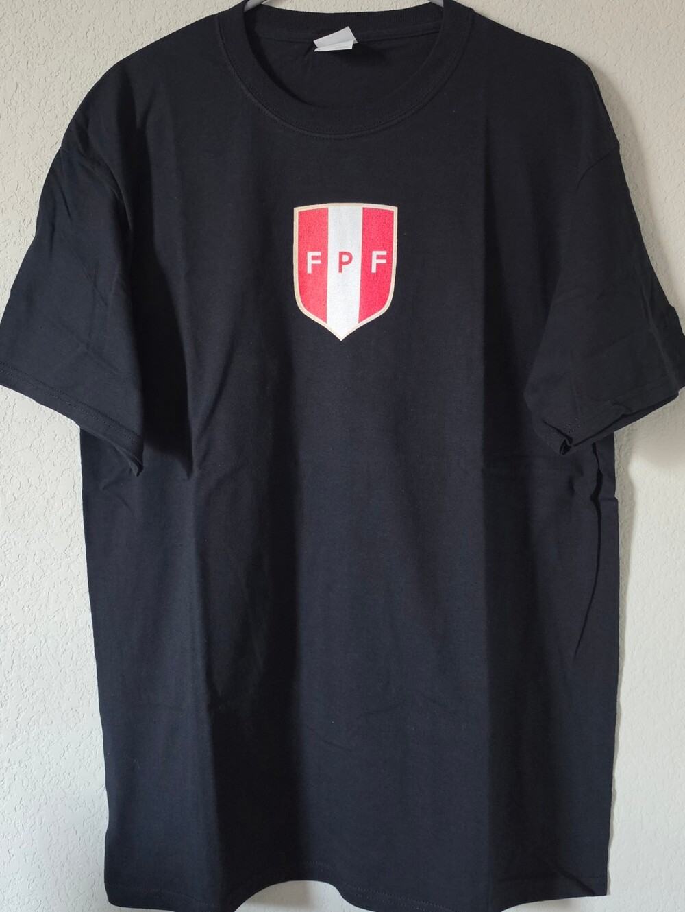 Marca PERU unisex graphic cotton black tee shirt size L - Picture 2 of 3